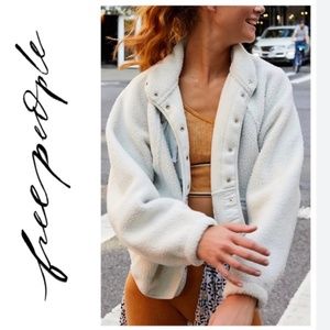 Free People Hit the Slopes Jacket Size S Salt Water